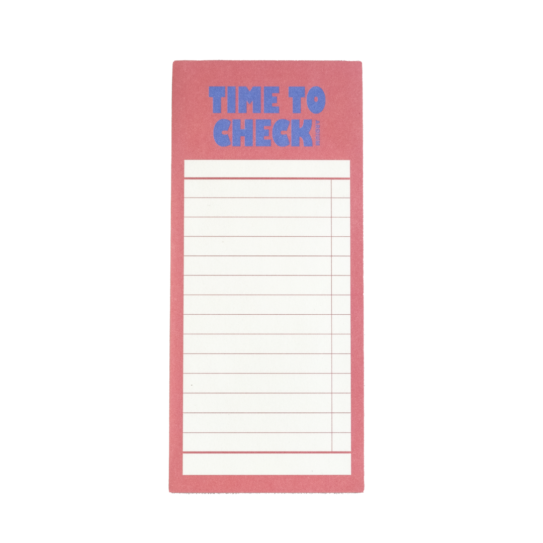 KONA "Time To Check" Note Papers