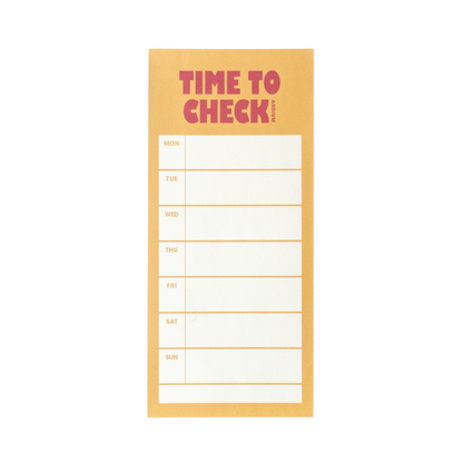 KONA "Time To Check" Note Papers