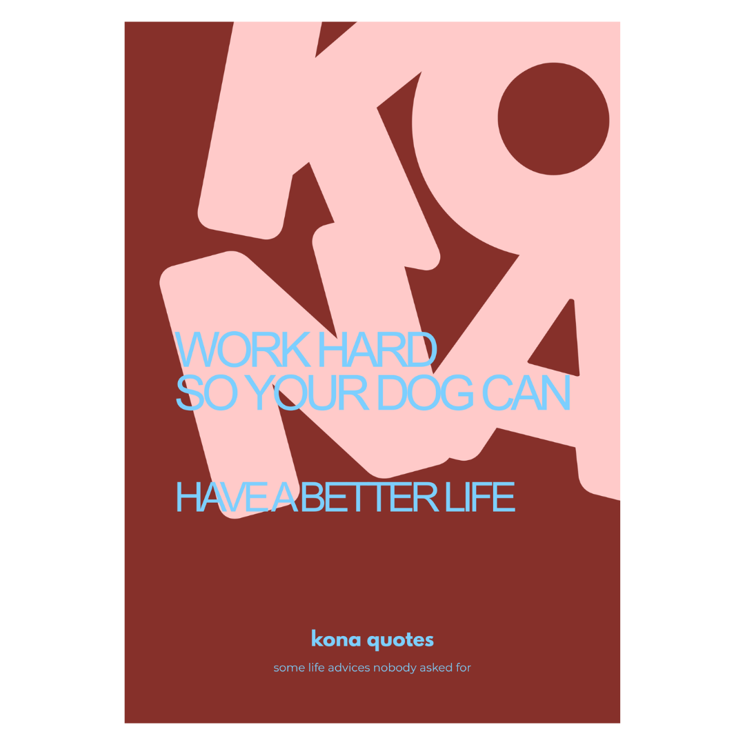 KONA Quotes Postcard