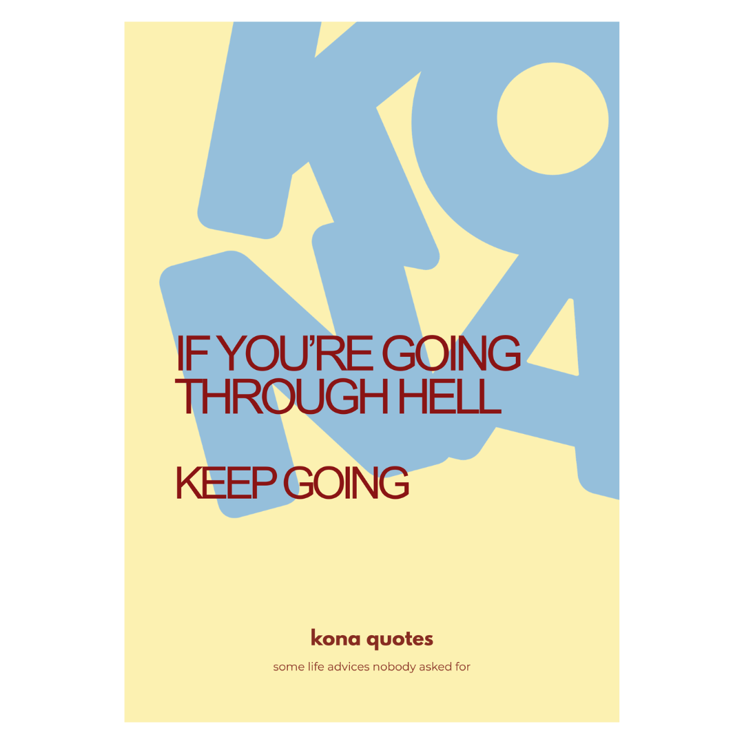 KONA Quotes Postcard