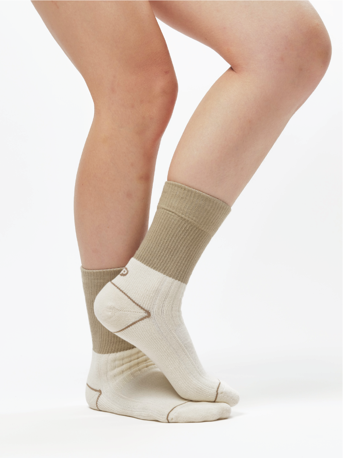 GPS DUA Color Block Ribbed Crew Socks