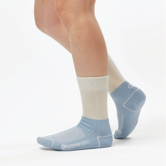 GPS DUA Color Block Ribbed Crew Socks