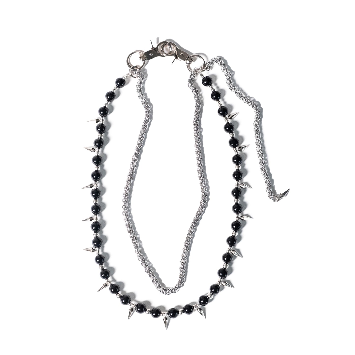 SACA Black Stone Pants Chain