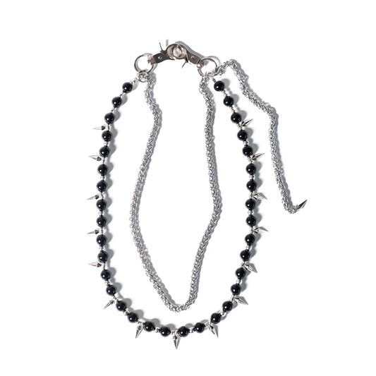 SACA Black Stone Pants Chain